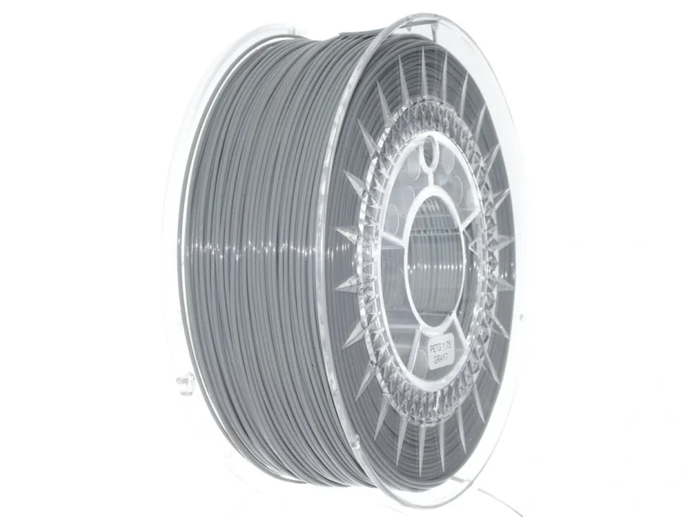 PET-G filament 1,75 mm šedý Devil Design 2 kg Nejlepší Cena