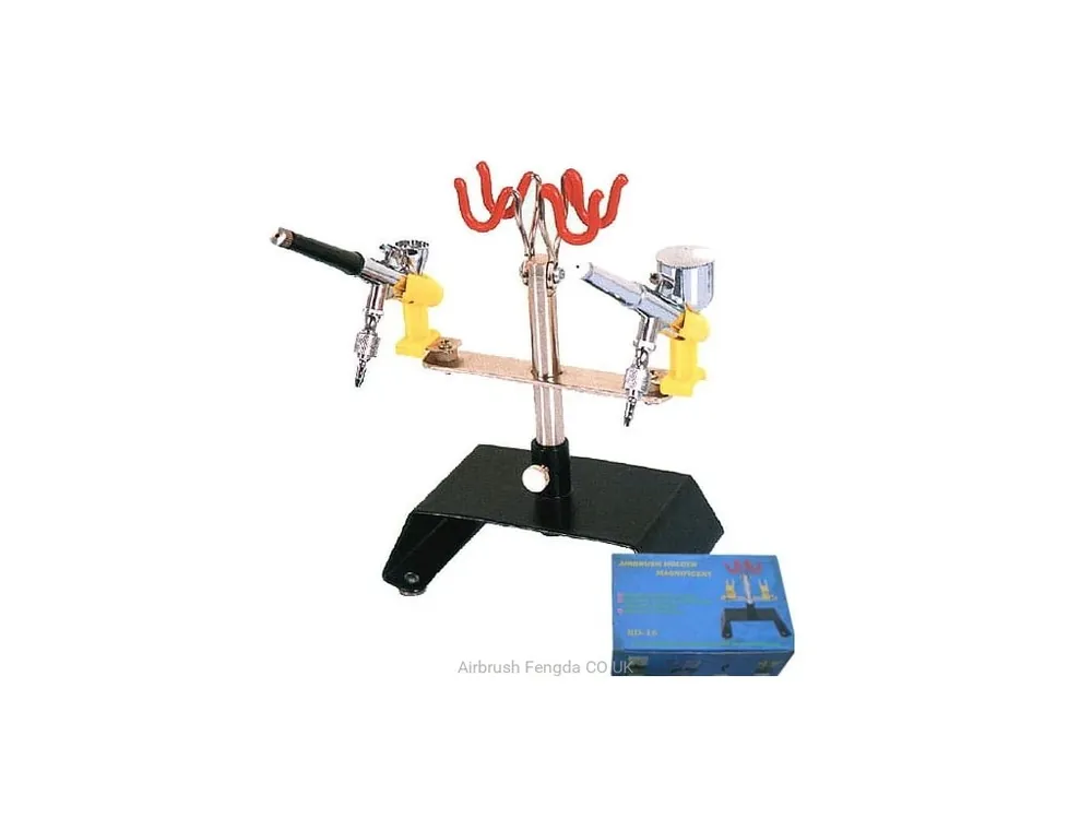 Zlevněný Stojan Fengda BD-16 na 2+2 airbrush stříkací pistole