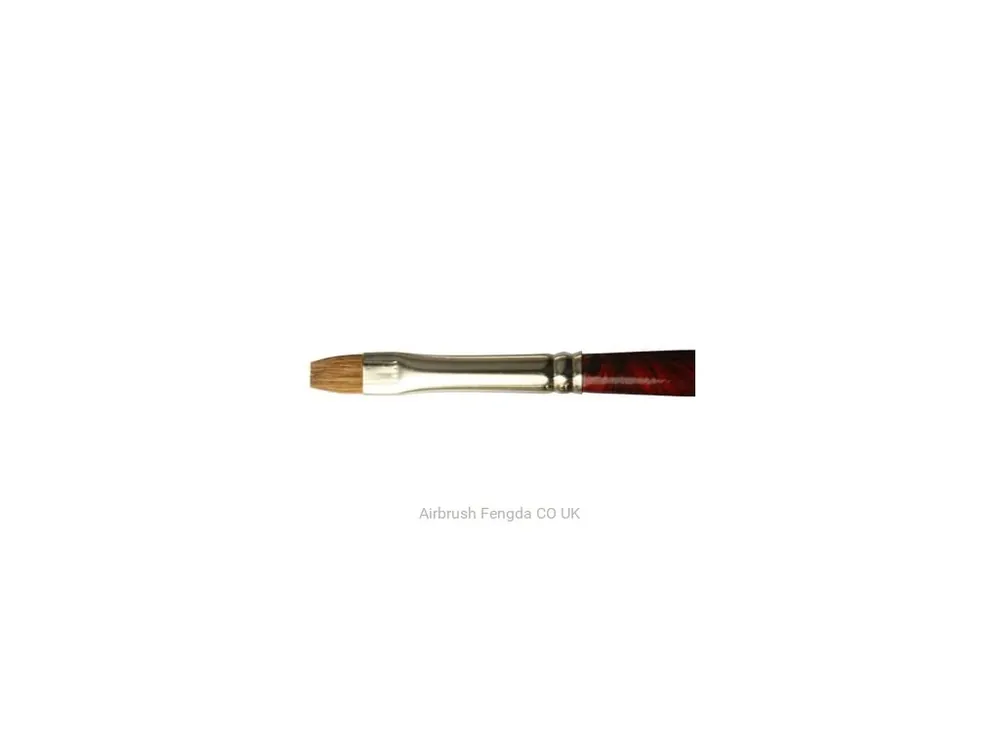 Oblíbený Plochý štětec LifeColor Pure red sable 3