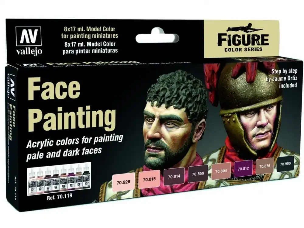 Vallejo Model Color Effects Set 70119 Faces Painting Set (8) by Jaume Ortiz Cenový Hit