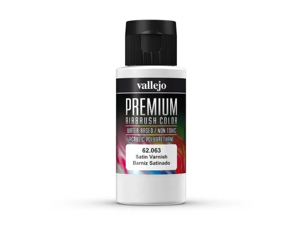 Lak Vallejo PREMIUM Color 62063 Satin Varnish 60 ml Novinka
