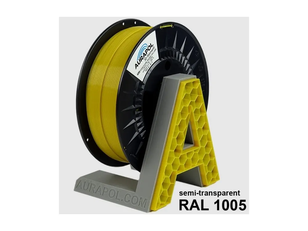 Horká Nabídka PLA filament medový semitransparentní 1,75 mm Aurapol 1 kg