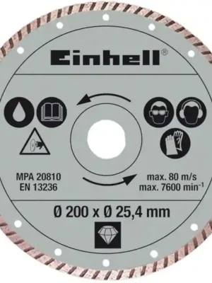 Top Prodej Kotouč řezný DIA Einhell Turbo 200×25,4 mm