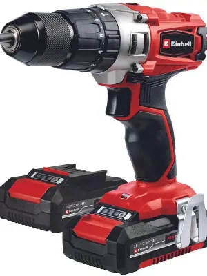 Šroubovák vrtací s příklepem AKU Einhell TE-CD 18/2 Li-i +64 Pouze Dnes
