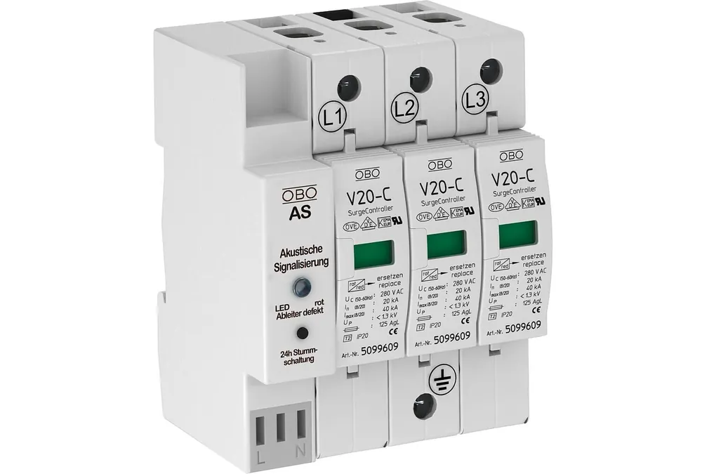 OBO BETTERMANN Svodič přepětí V20 V20-C 3+AS-280 Odeslání Ihned