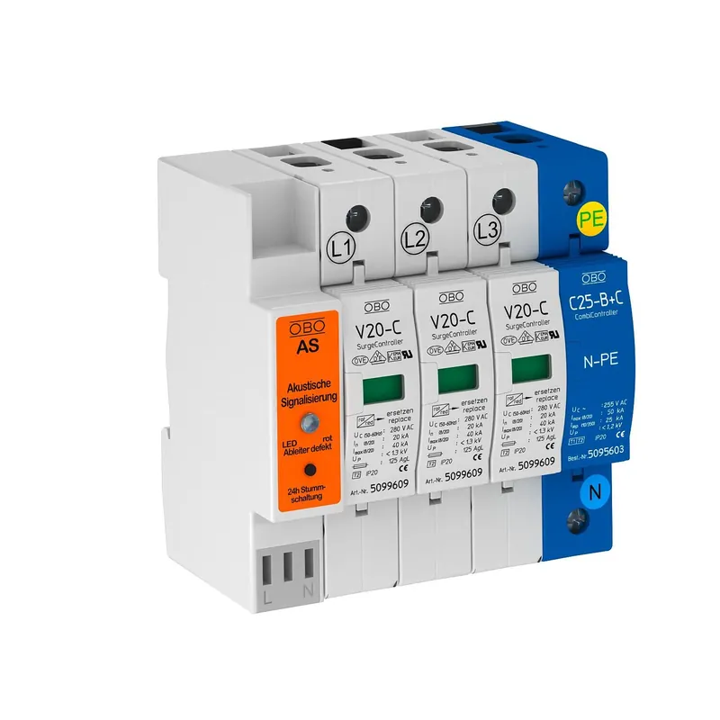 OBO BETTERMANN Svodič přepětí V20 V20-C 3+NPE+AS Finální Výprodej